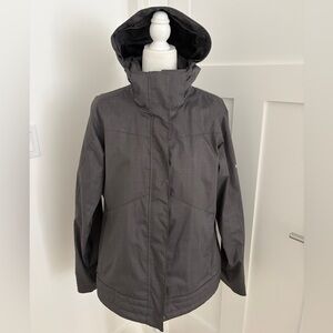 Columbia Interchange Waterproof Shell Jacket L NWOT Hooded Gray Rain Coat*W23